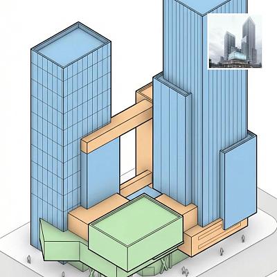 建筑分析图-功能分析1