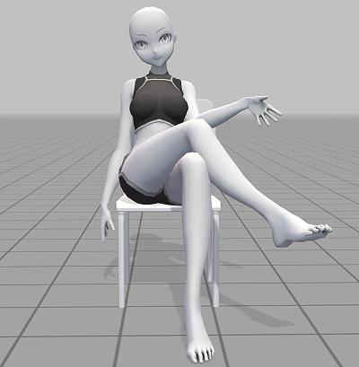 将3D模型角色调整为2D插画中的战斗姿态