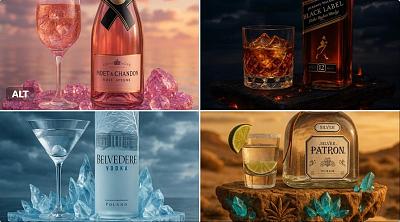 酒品品牌悬浮平台广告场景