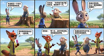 疯狂动物城守株待兔趣事