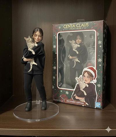圣诞主题收藏人偶展示