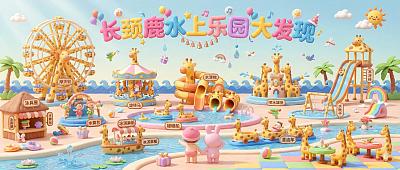 长颈鹿主题梦幻乐园大发现