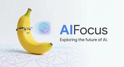 AIFocus 推特横幅 - 香蕉AI创意设计