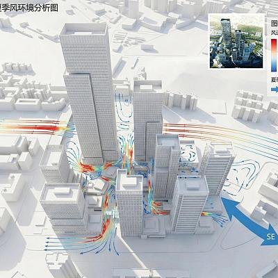 建筑分析图-风环境分析