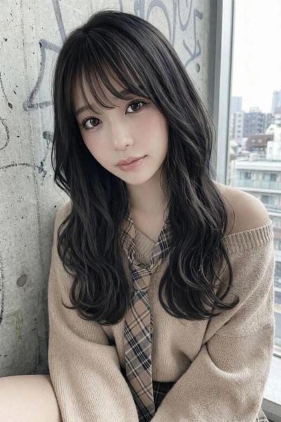 黑发造型效果预览