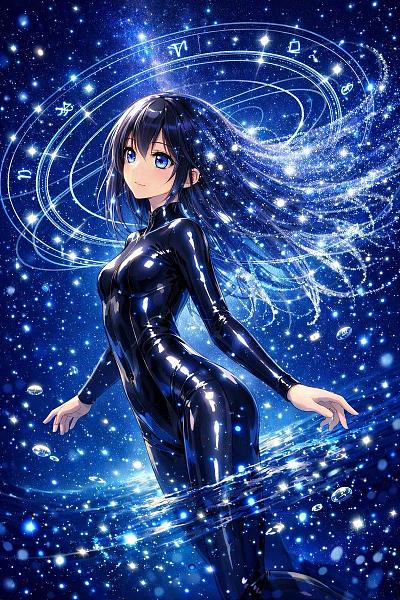 深海星空幻想少女