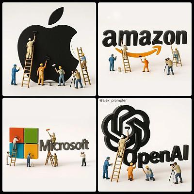 Logo超写实微型摄影