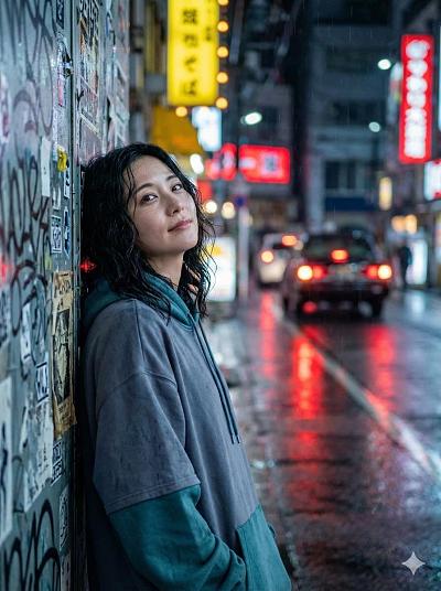 雨夜霓虹：都市女性肖像