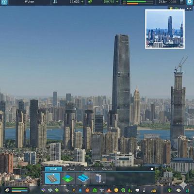 照片生成城市天际线场景
