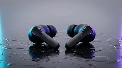 高端无线耳机产品渲染图