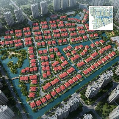 规划平面图变鸟瞰图