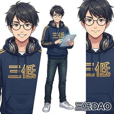 三低DAO角色设计展示图