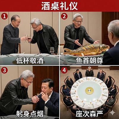 酒桌礼仪图