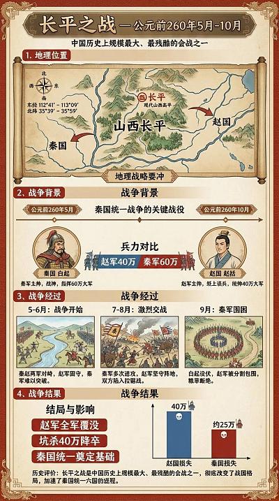 长平之战信息图