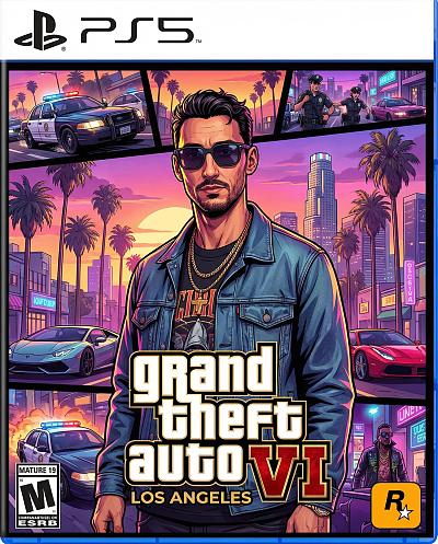 GTA6洛杉矶封面生成器