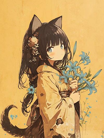 书店 POP 展示架，配有亚克力马克笔插画
