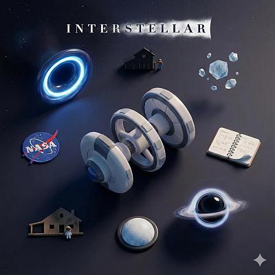 星际穿越微缩场景设计