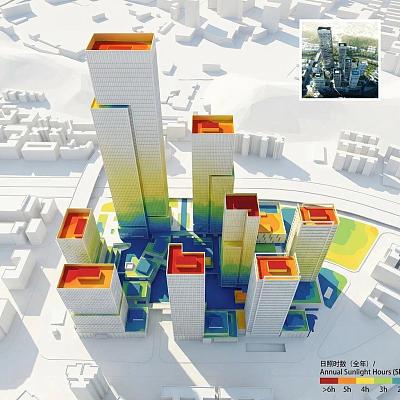 建筑日照分析图