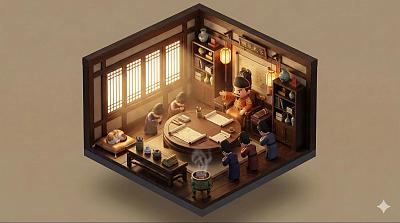 3D等距微缩叙事场景生成器