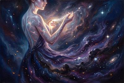 宇宙女神织光绘星河