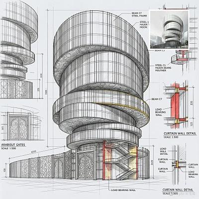 建筑设计草图生成
