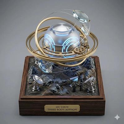 三体科幻雕塑化呈现
