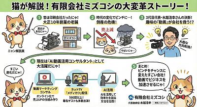 猫解説！ミズコシ変革ストーリー