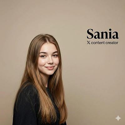 高端人像摄影模板：Sania内容创作者