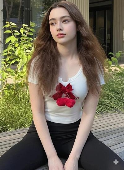 超写实美女户外肖像摄影预设