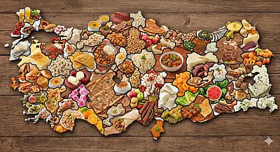 土耳其美食地图拼图