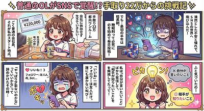 普通OL靠SNS逆袭月入百万漫画