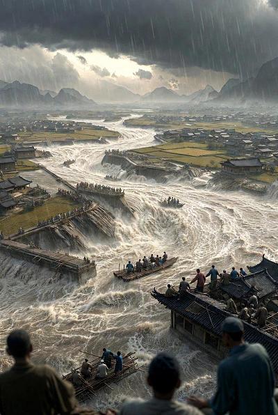 1887黄河大洪水灾难史诗场景再现