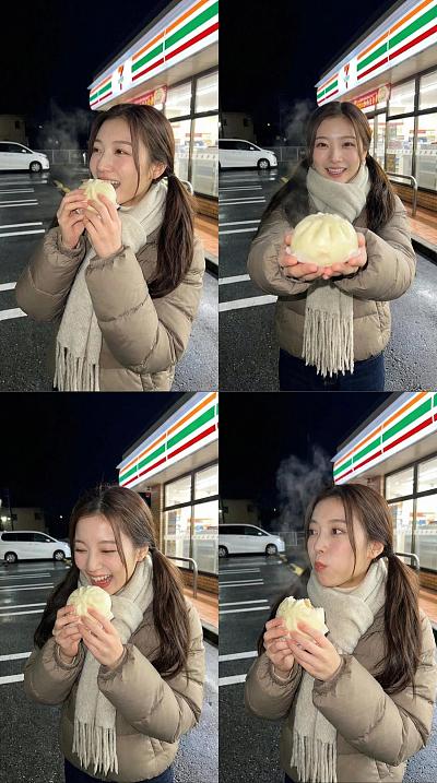 便利店夜宵四格萌拍