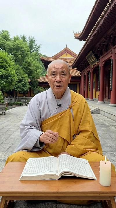 高僧庭院讲经传道
