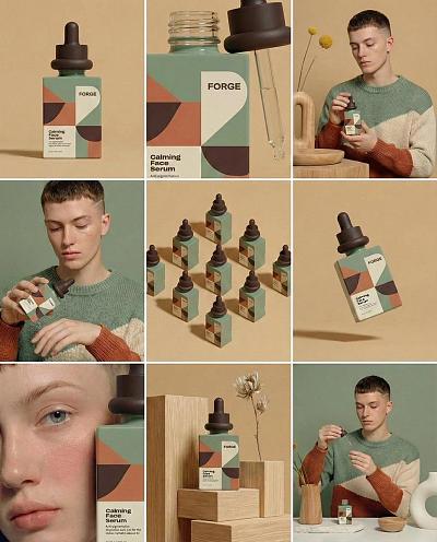 品牌视觉故事板展示产品设计与使用场景