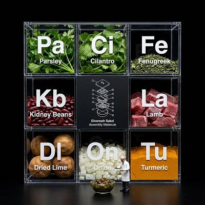 分子料理元素周期表展示