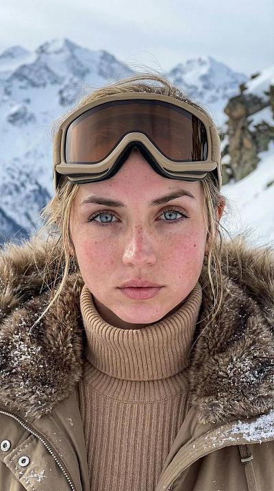 雪域高山女性肖像写真预设