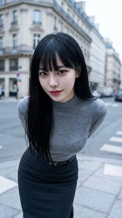 都市时尚美女街拍写真