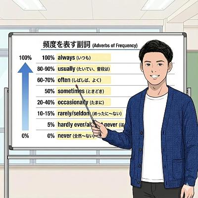 频率副词教学图解