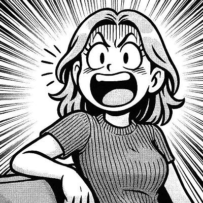 日本搞笑漫画风格插画