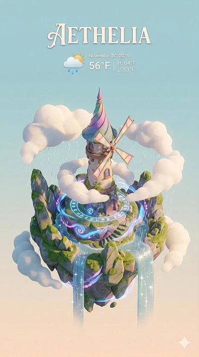 云中魔法风车岛