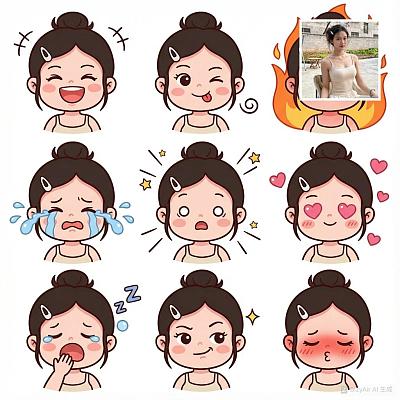 人像卡通表情包生成