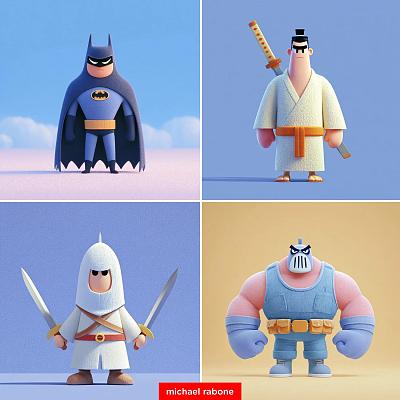 萌系3D角色设计风格