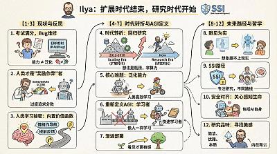 AI研究时代转型信息图