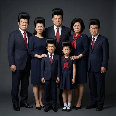同一人脸家族写真生成系统