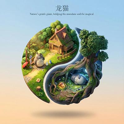 龙猫阴阳世界