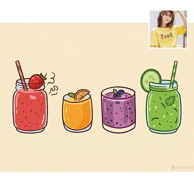 T恤印花平面化设计提取
