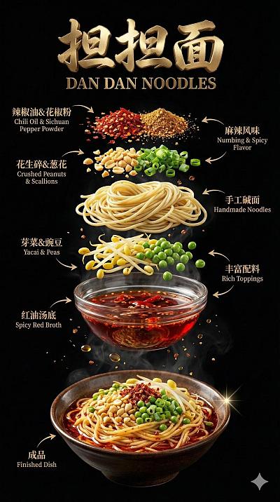 担担面高级海报