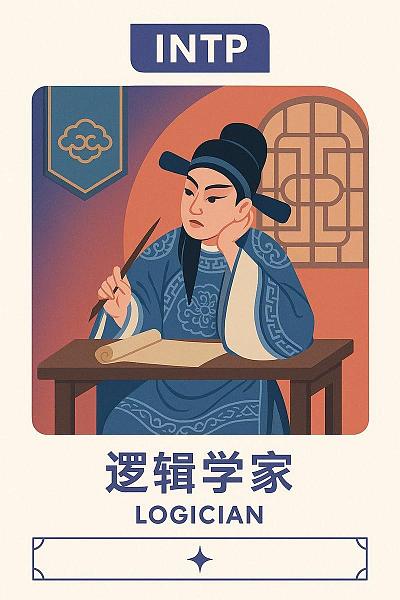 知名戏曲片段的MBTI人格类型卡片
