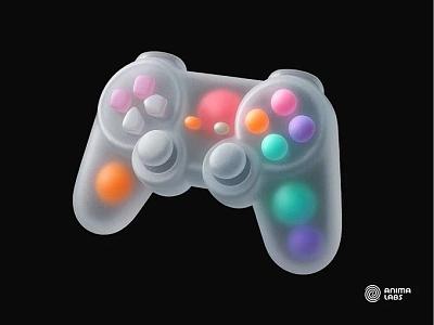 磨砂泡泡 3D 图标